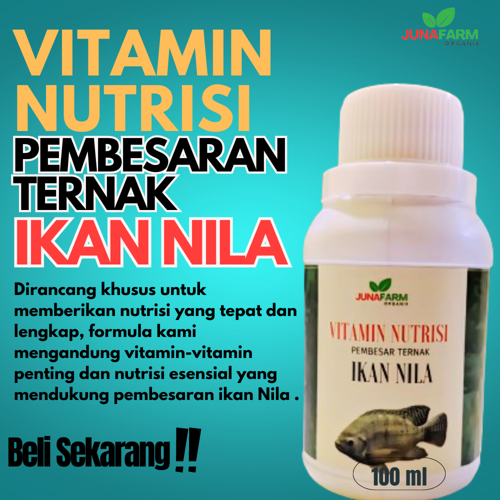 vitamin ikan nila/vitamin untuk ikan nila/vitamin pembesar ikan nila