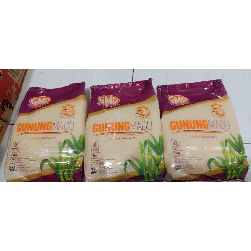 

Gula pasir GMP gunung madu 1 kg
