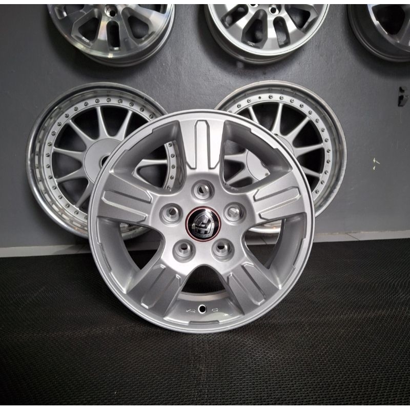 Baru Velg APV Original PAKO R14X5 ET 45 5X114.3 Full silver