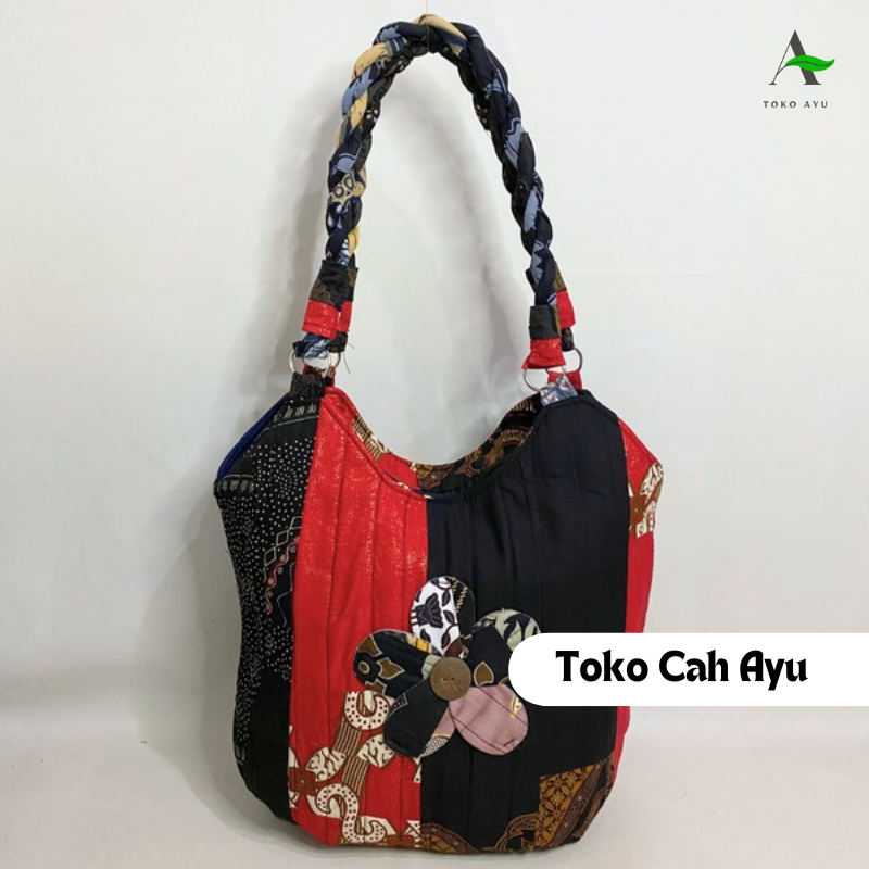 TOKO CAH AYU/TOTEBAG BAHAN PERCA BATIK/TAS JOGJA UNIK