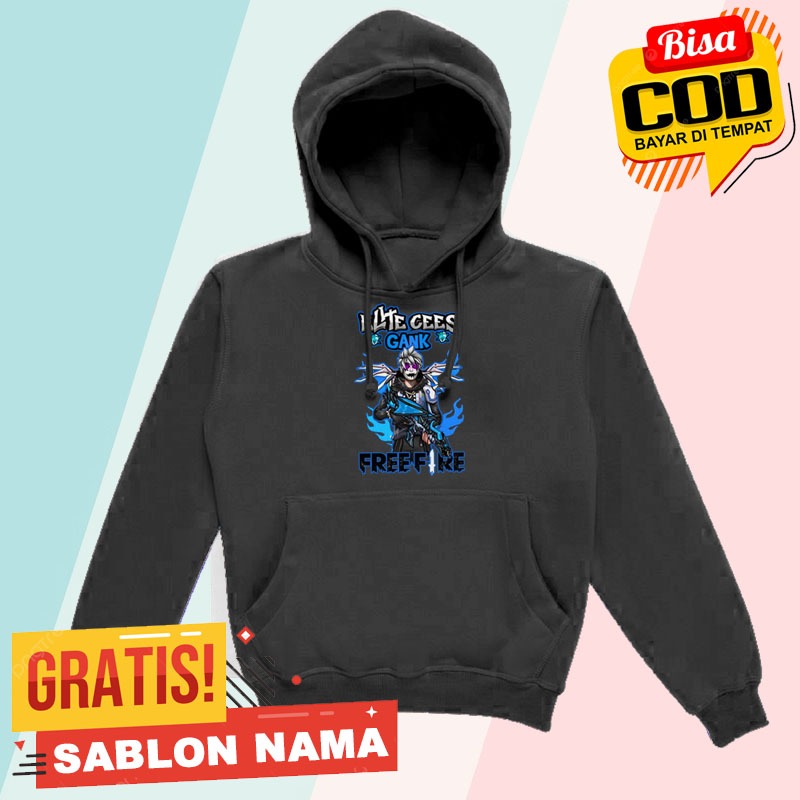 Jaket Hoodie Anak Free Fire Ak Darco / Jaket Sweater Hoodie Anak Laki Laki & Perempuan Custom Nama F