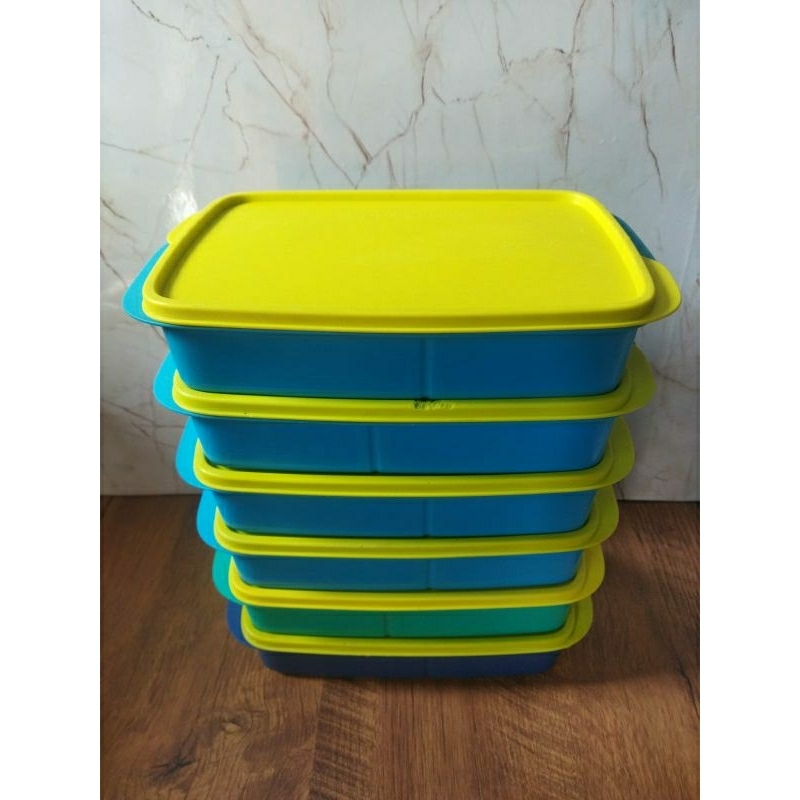 tempat bekal makan anak remaja dewasa coolteen 1 liter tupperware second preloved