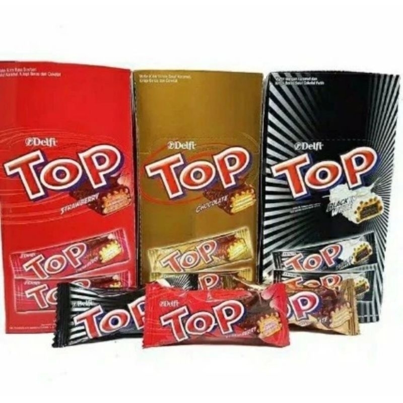 

Delfi Top - Wafer Tripel Chocolate isi 24 Pcs / Kotak