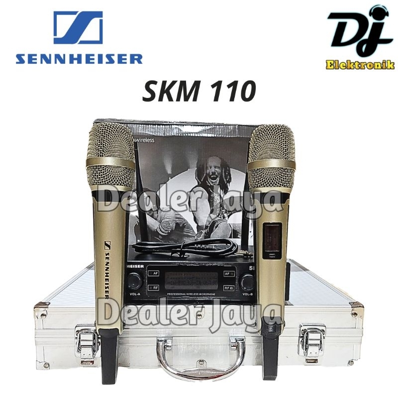 Mic Wireless Sennheiser SKM 110 / SKM110 - 2 Mic Hand Senheiser