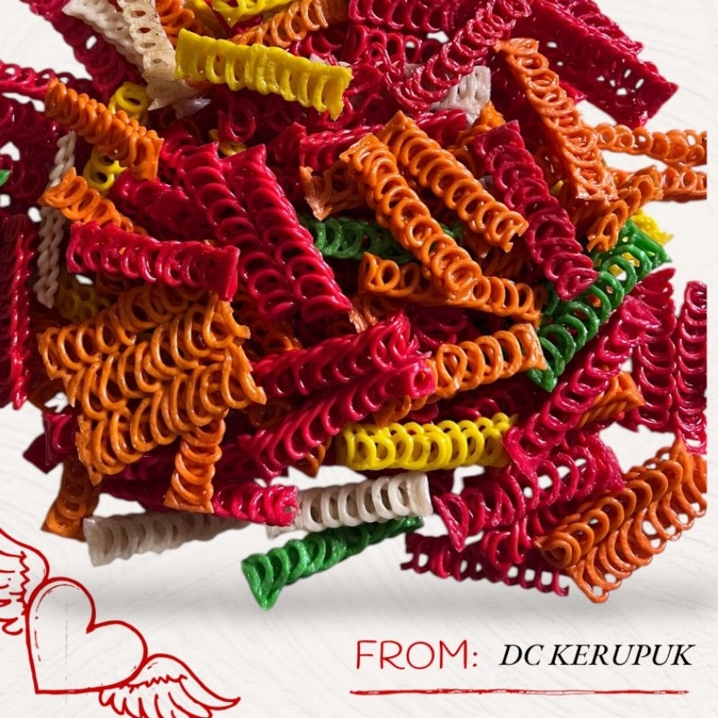 

kerupuk mentah tambang warna warni 500g cocok untuk seblak
