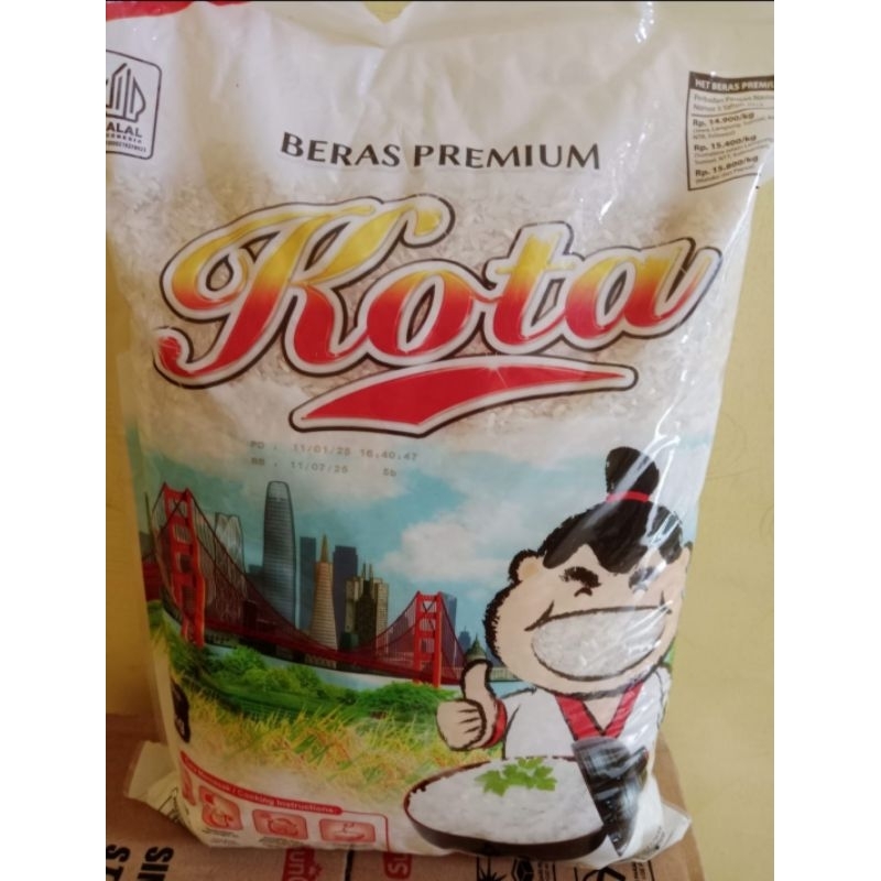 

beras kota 3kg x 3 pcs