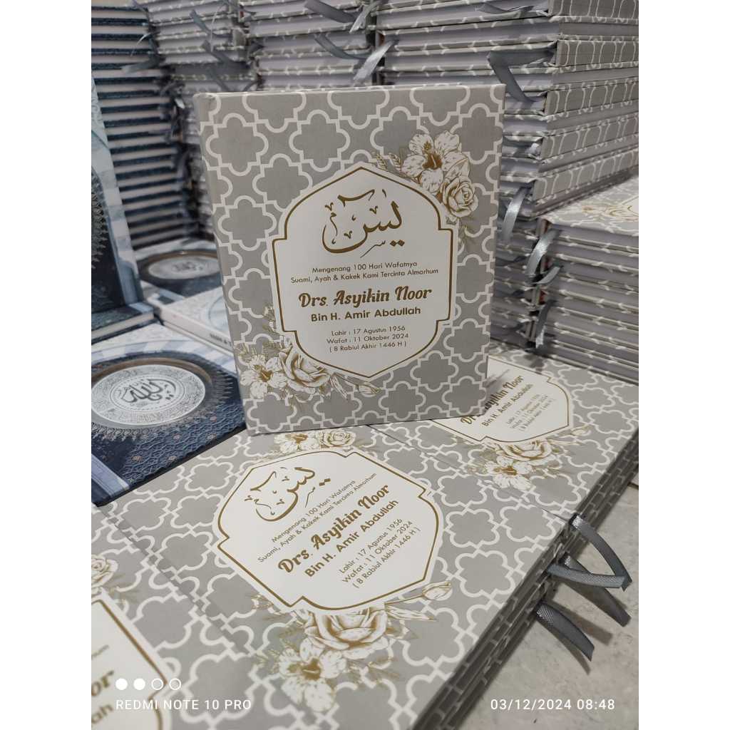 buku yasin 128 halaman hardcover