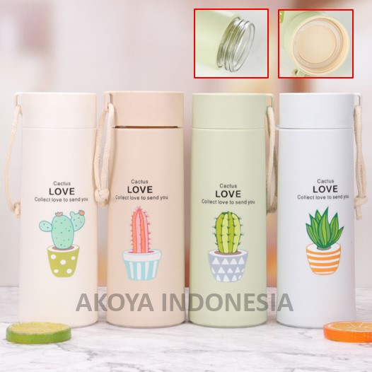 Botol Minum Motif Kaktus, Tumblr Botol Minum Panas Dingin