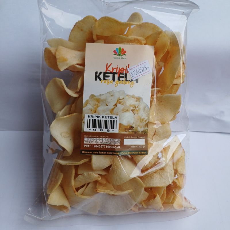 

keripik ketela rasa gadung, kripik ketela rasa gadung