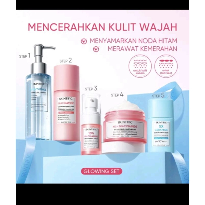SKINTIFIC GLOWING SET