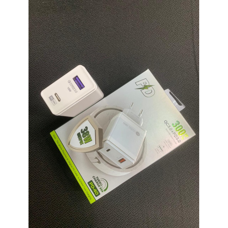 BATOK PD-40 TURBO CHARGER 38W Support Fast Charging