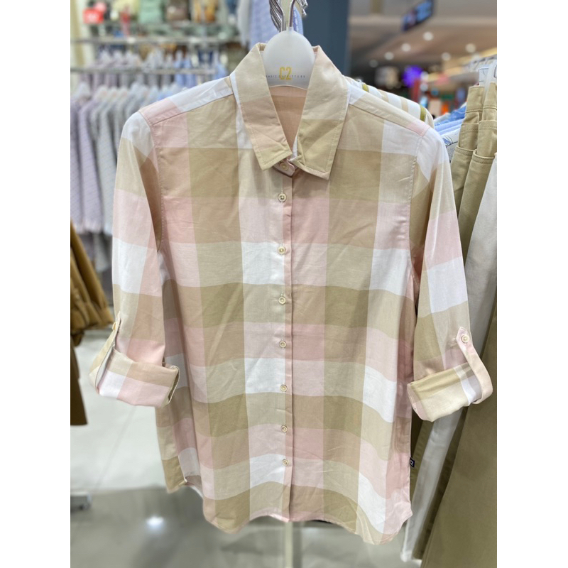 C2 Kemeja cewek Terbaru | Kemeja cewek motif kotak | kemeja cewek terbaru dari MATAHARI