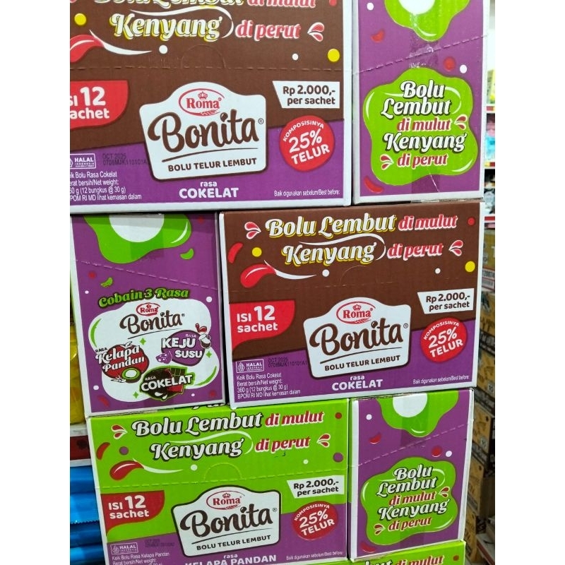 

ROMA BONITA BOLU TELUR LEMBUT ALL Varian