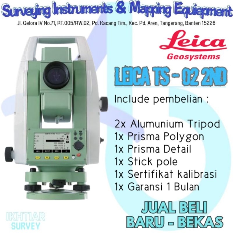 Total station Leica TS - 02 / Leica TS 02 second - Bekas