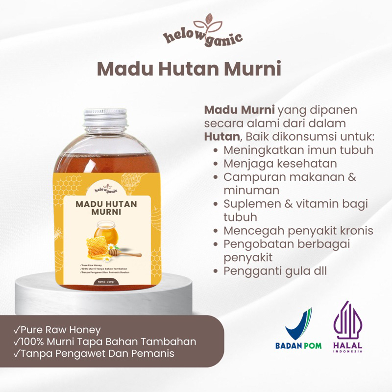 

MADU HUTAN ASLI BPOM - HELOWGANIC