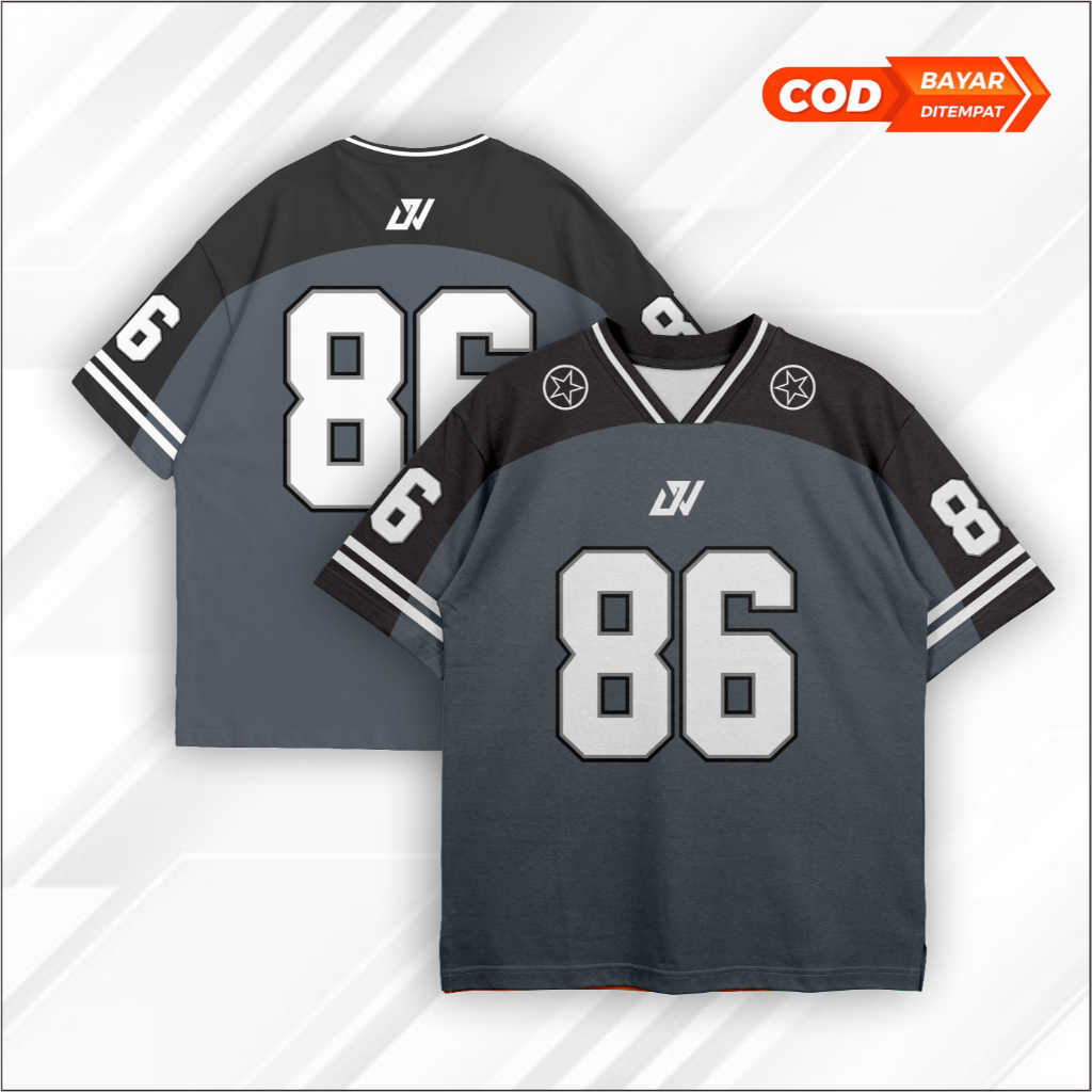 JV / Balance 86 Black / Streetwear / Jersey / Oversize / Boxy Fit / Retro / Vintage / Musik