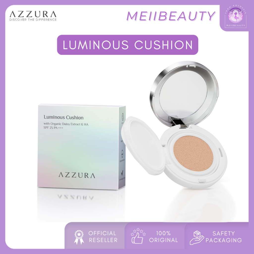 Azzura Luminous cushion spf 25 | Alas Bedak, Foundation SPF 25 PA++