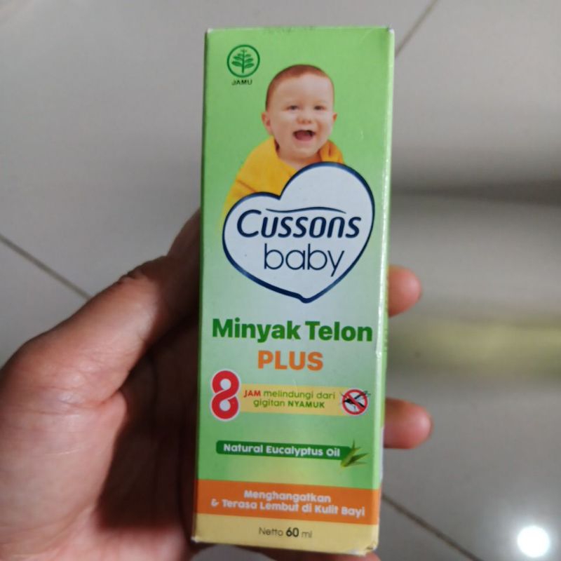 cussonsminyak beby minyak telon plus 60 ml