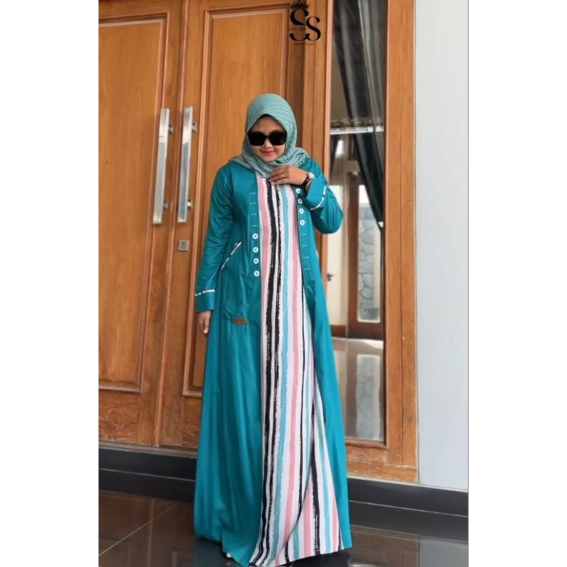 Gamis Saulin Rayon Twill Uniqlo Best Seller