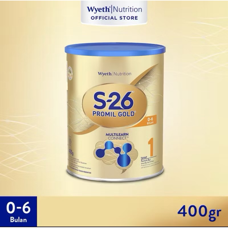 S26 Promil Gold 400gr Tahap 1 dan Tahap 2