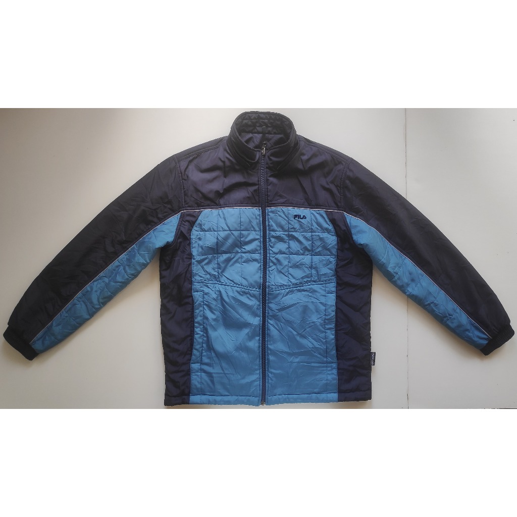 FILA Reversible Puffer Jacket Jaket Bulang Bolak Balik Outdoor