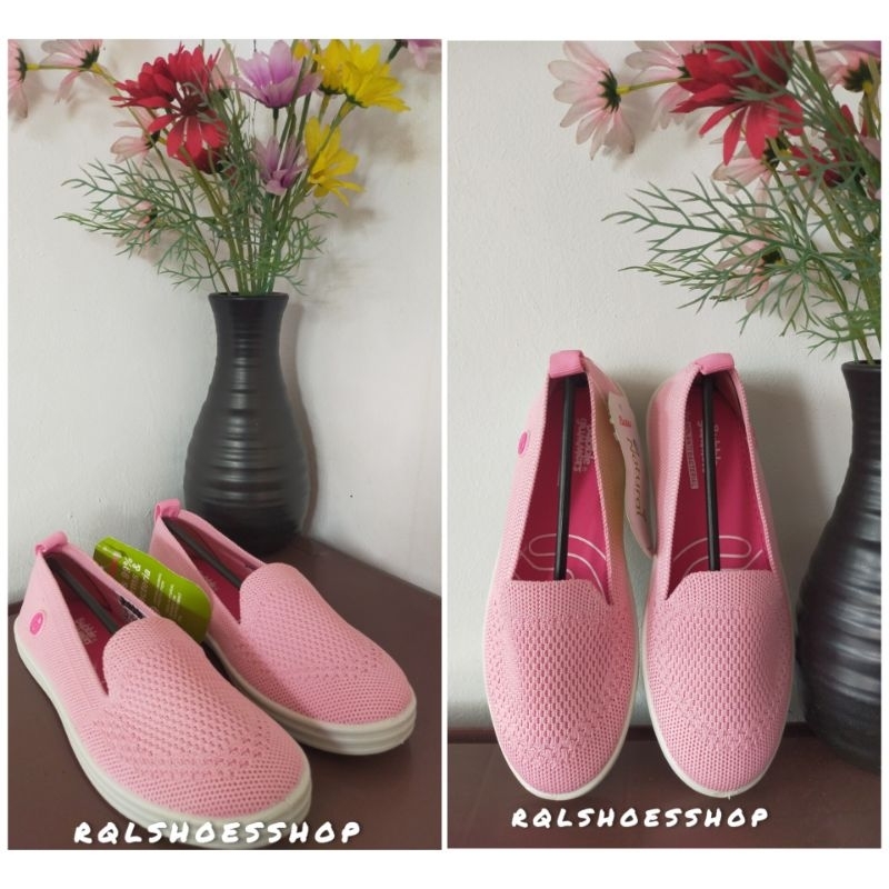 Sepatu Flat/Slop/Slip on Anak Perempuan Rajut Lentur