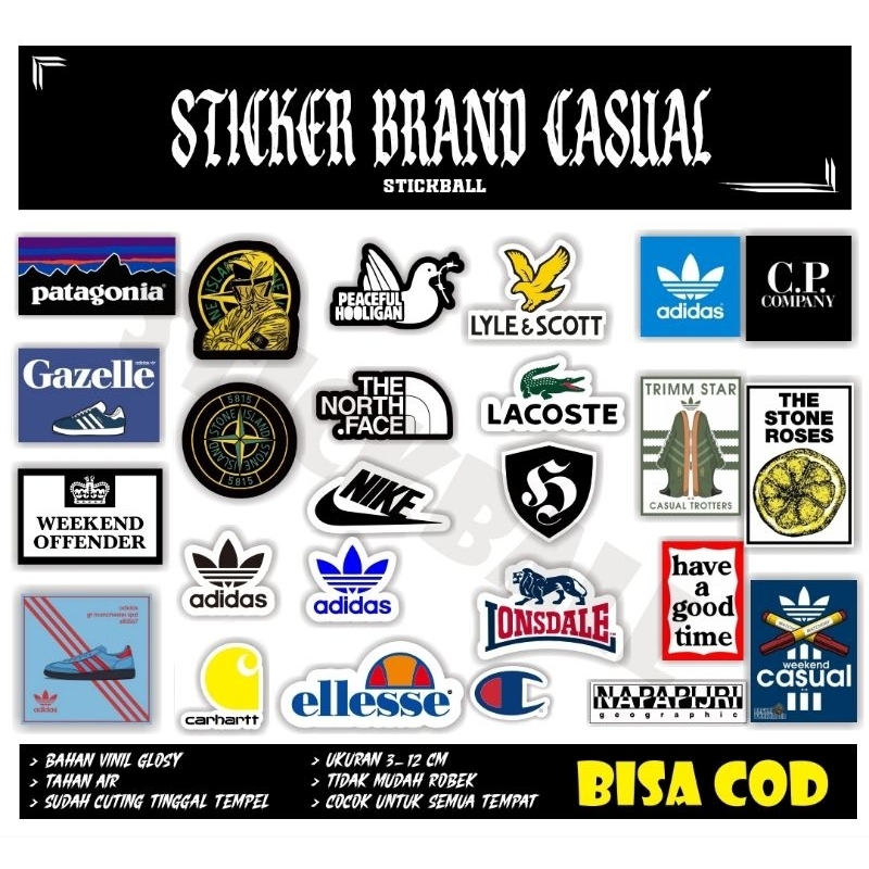 

STICER CASUAL BRAND HOOLIGAN