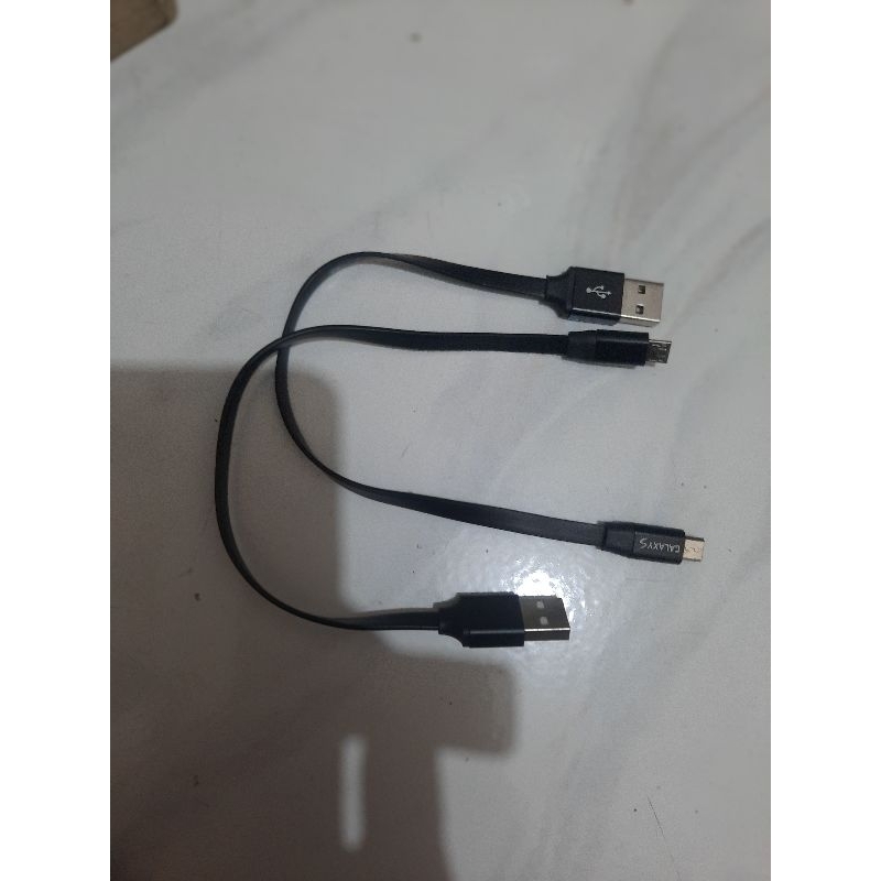 kabel charger 30cm samsung galaxy  charger powerbank  ipod mp3 hp jadul