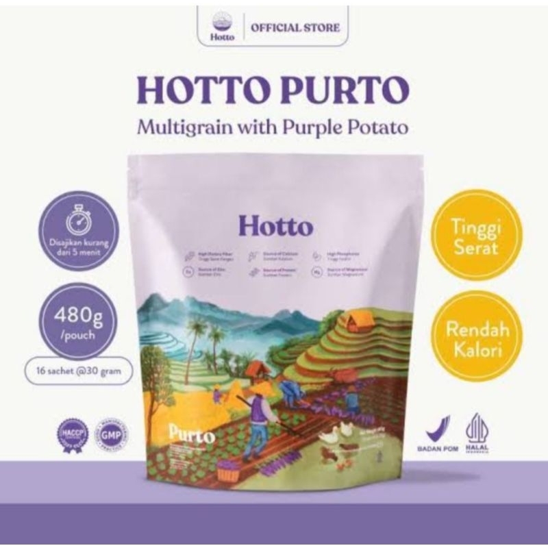 

Hotto Purto Multigrain dengan Kambas Hitam