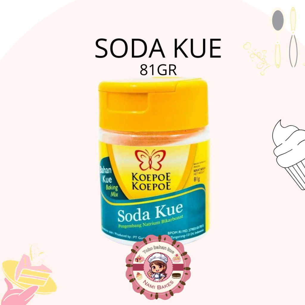 

Soda Kue 81 gr Baking Bubuk Pengembang Kupu Kupu Kopoe Kopoe