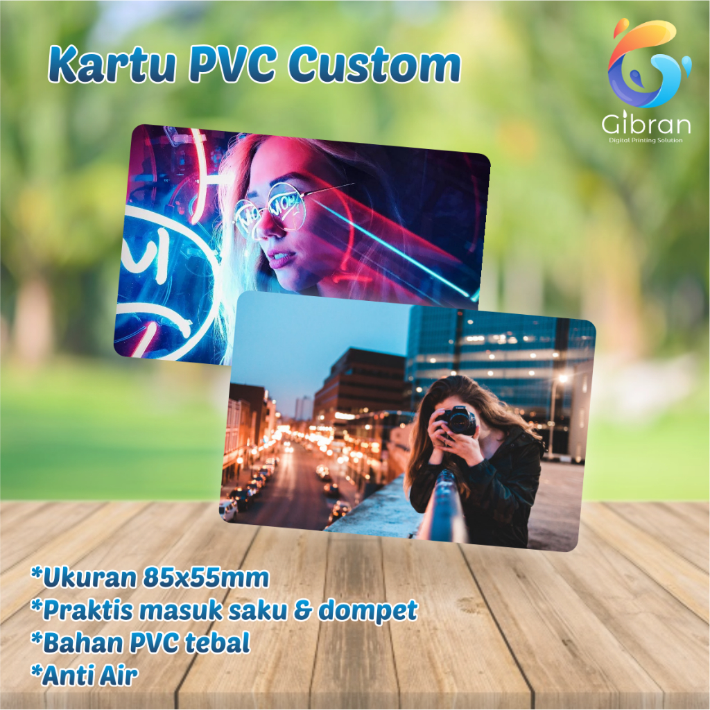 

[TERLARIS] Kartu PVC Custom Tebal