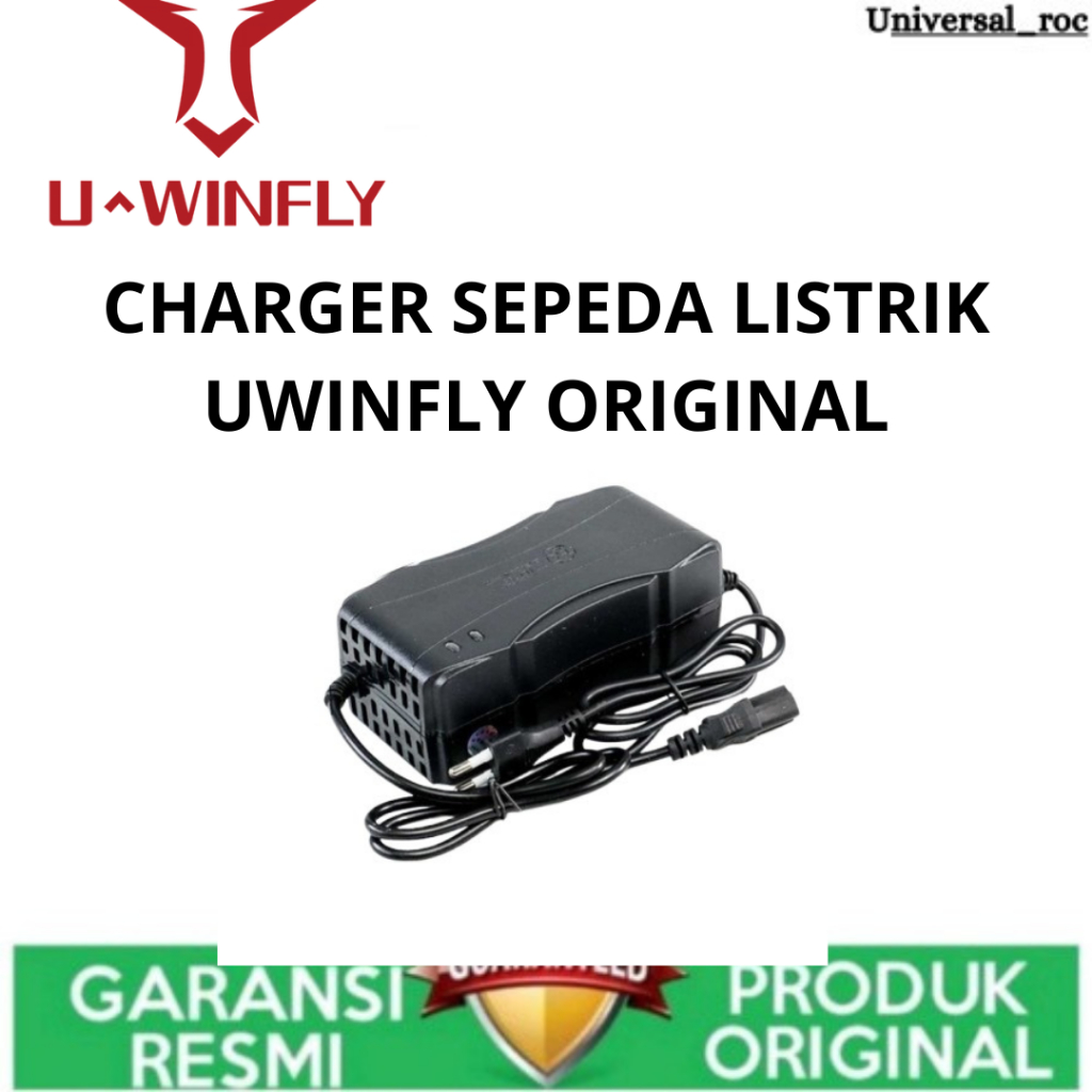 CHARGER SEPEDA LISTRIK UWINFLY ORIGINAL