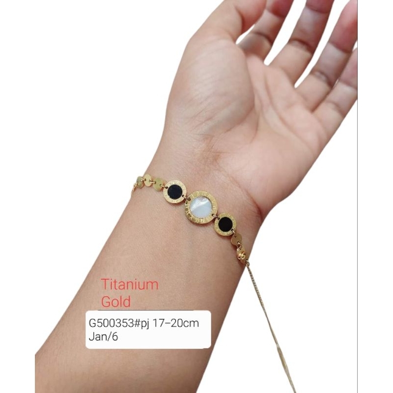 Gelang  titanium romawi koin