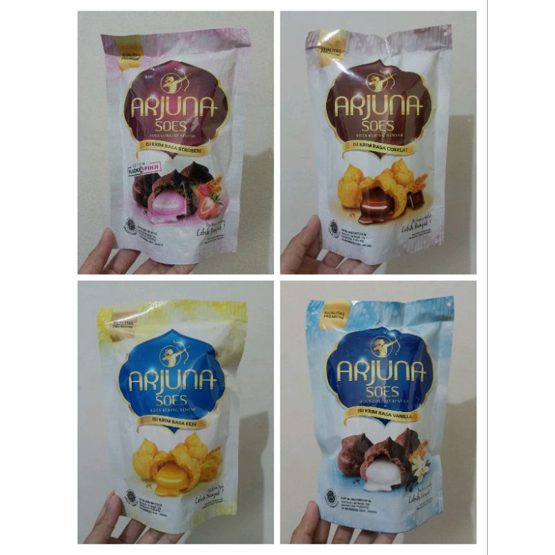 

ARJUNA SOES COKLAT/SUSU/KEJU/STRAWBERY 1PCS