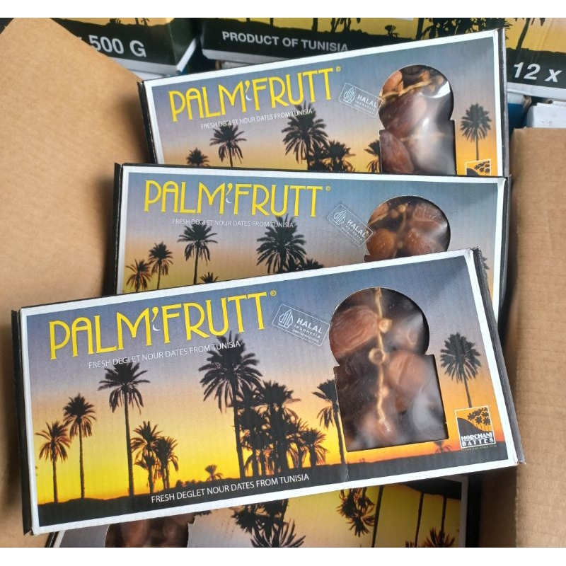 

Kurma Tangkai Palm'Frutt Tunisia 500gr - Manis Lembut BPOM RI