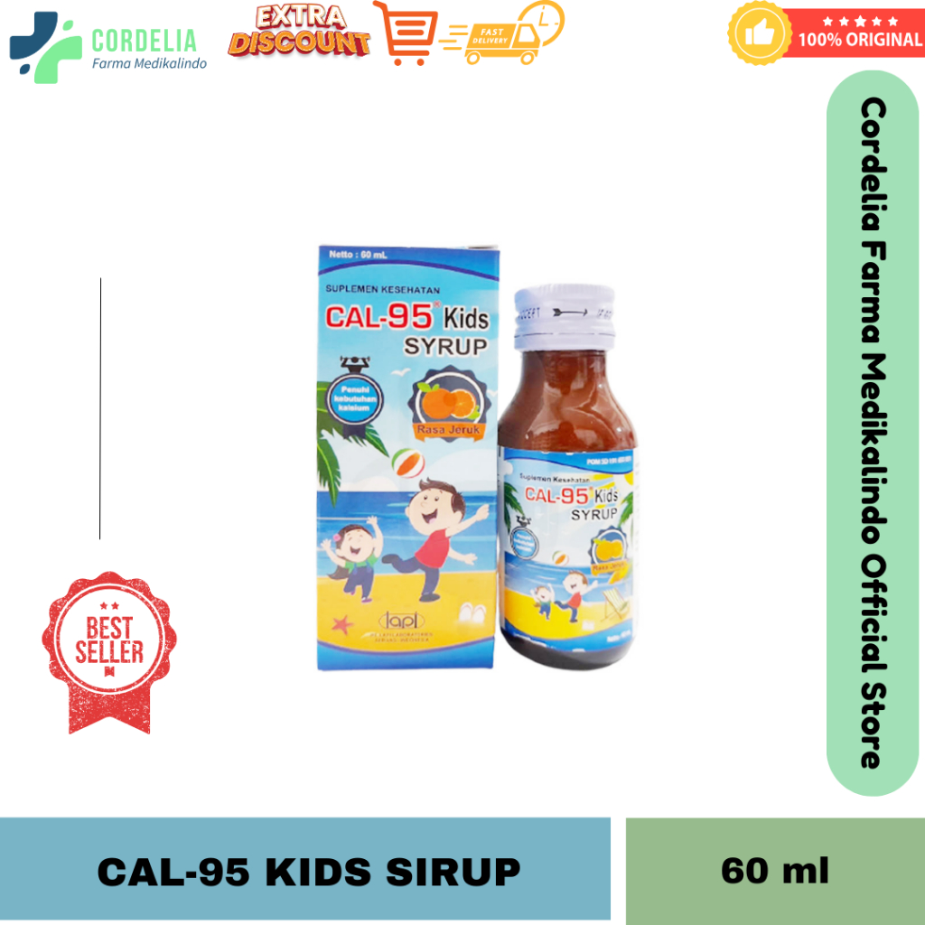 Cal-95 Kids Sirup 60 ml