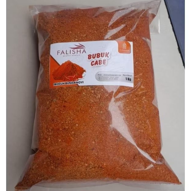 

Cabe bubuk kasar 1kg/cabai/cabe kering/cabe super pedas/bumbu masakan/bumbu dapur