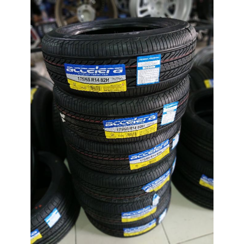 Ban mobil ukuran standart agya ayla brio calya dll 175 65 r14 Accelera ecoplus ban 175/65 r14