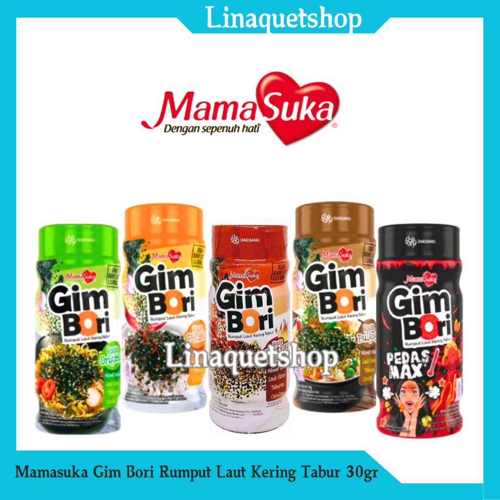 

MAMASUKA Gim Bori Rumput Laut Kering Tabur 30gr