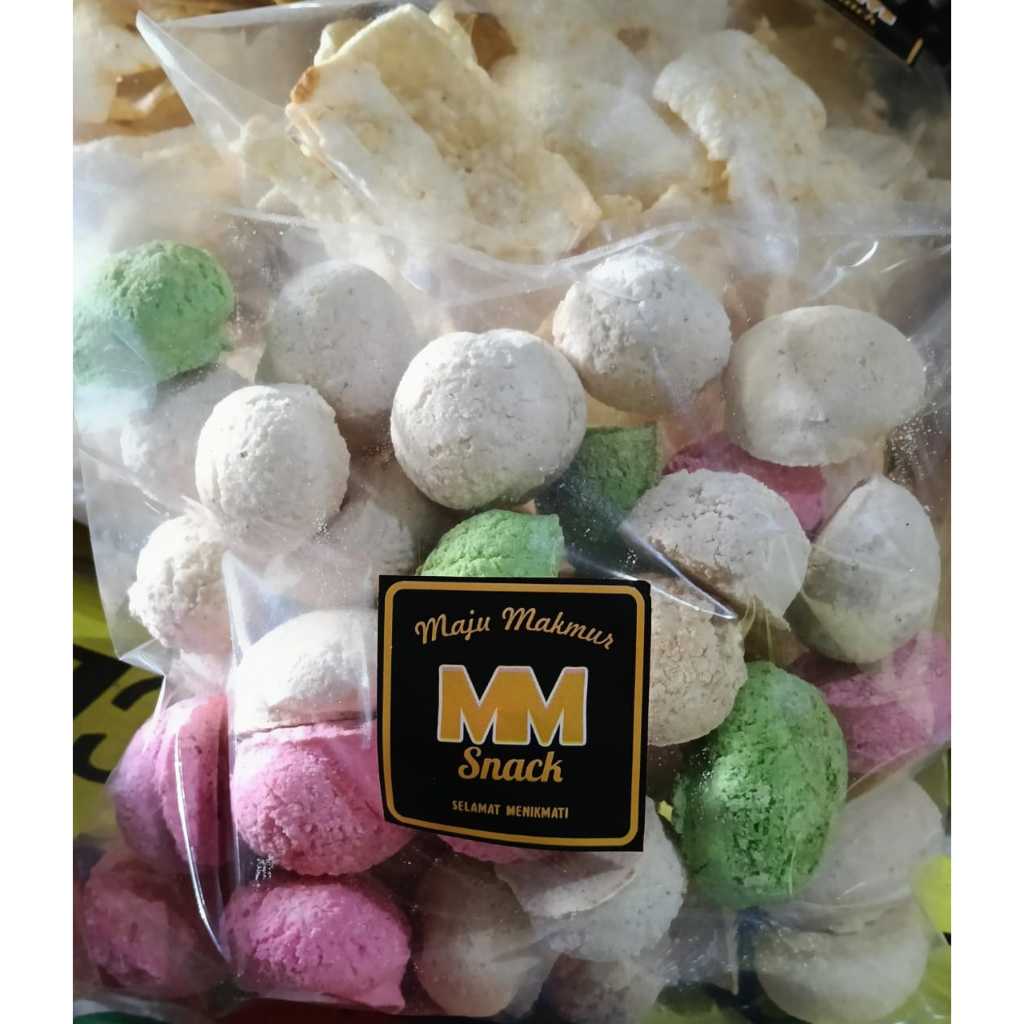 

ANEKA SNACK CAMILAN MURAH/BOLU EMPRIT WARNA KEMASAN 300GR