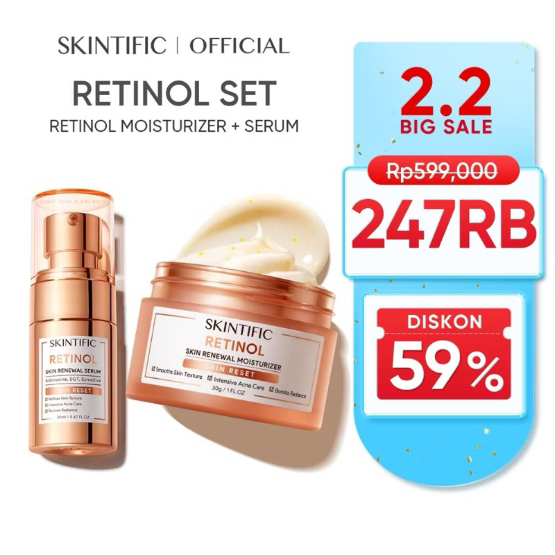 Skintific Retinol Set | Skintific Brightening