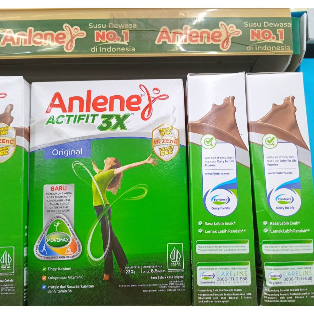 

Anlene Actifit 3X 230gr / Vanilla Cokelat Original / Susu Dewasa Original / Cokelat / Vanila