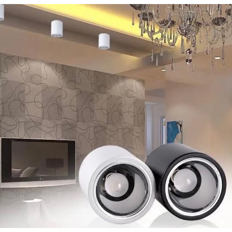 Downlight / Sarang Lampu OUTBOW 3,5 Inch / 4 Inch Hitam / Putih / Minimalis