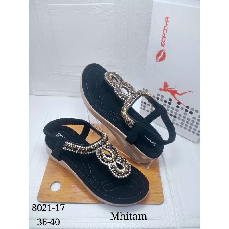 SANDAL TALI IMPORT WANITA SOFIYA 8021-17