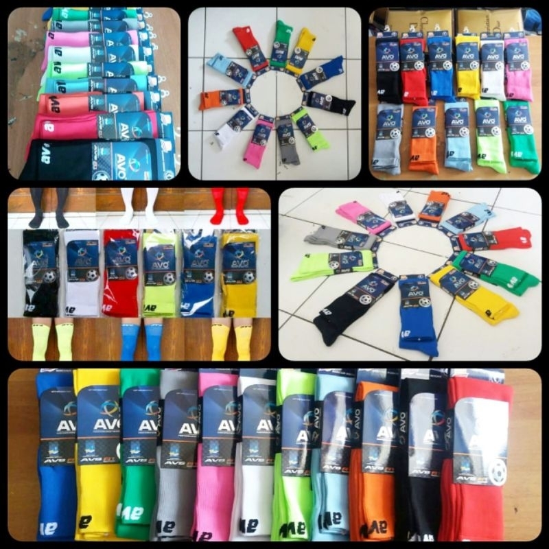 Kaos Kaki Bola Panjang AVO Original Kaos Kaki Sepak Bola Futsal AVO Panjang R1 KAOS KAKI BOLA PANJAN