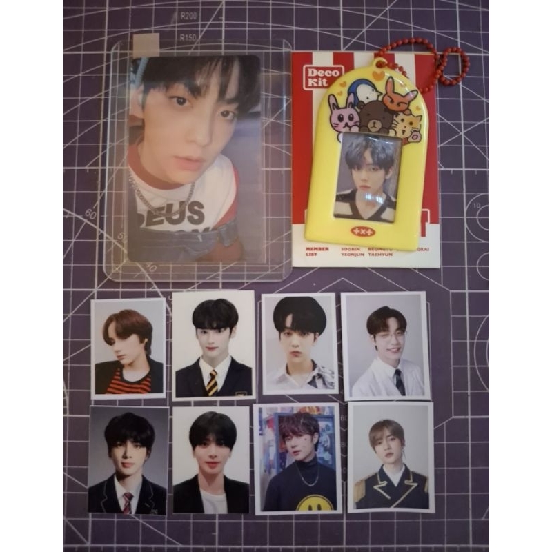 PC PHOTOCARD DECO KIT SOOBIN 2022 ID PHOTO HOLDER YEONJUN BEOMGYU TAEHYUN HUENINGKAI TXT TOMORROW X 