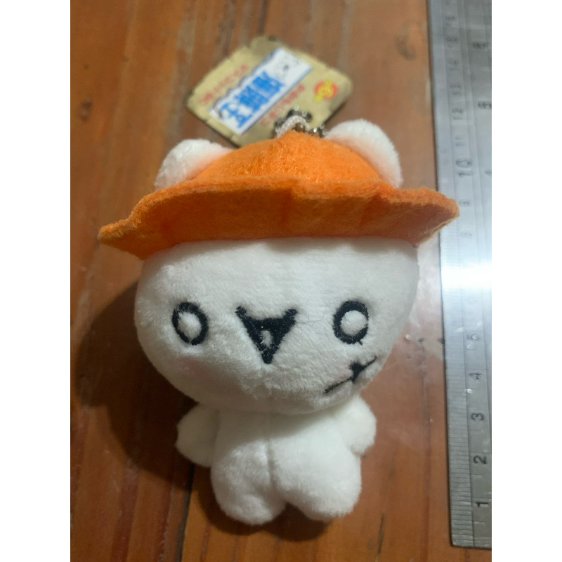 Kaomoji japanese emoticon small keychain plush from Character Monkey D Luffy One Piece