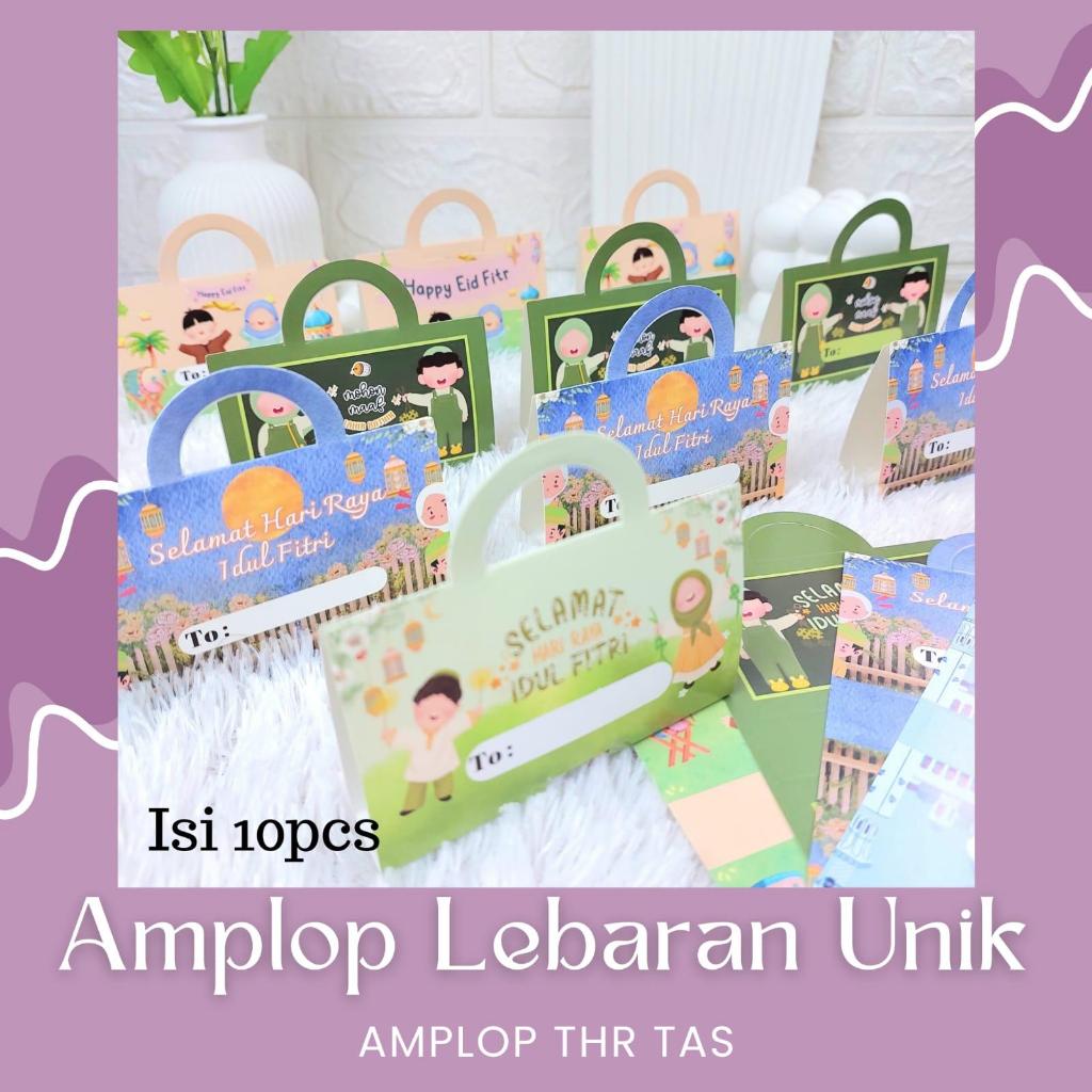 

Amplop Lebaran Unik / Amplop THR Bentuk Tas / Tas Lebaran - 10pcs