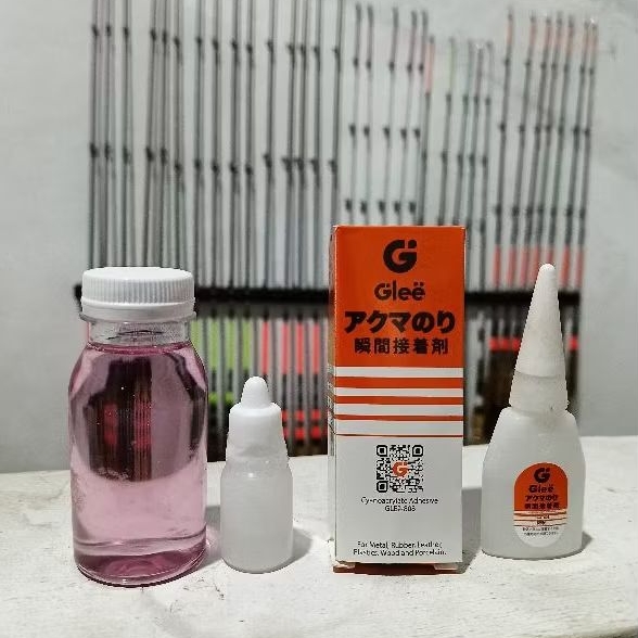 resin lem G lem resin joran pancing paket lem joran