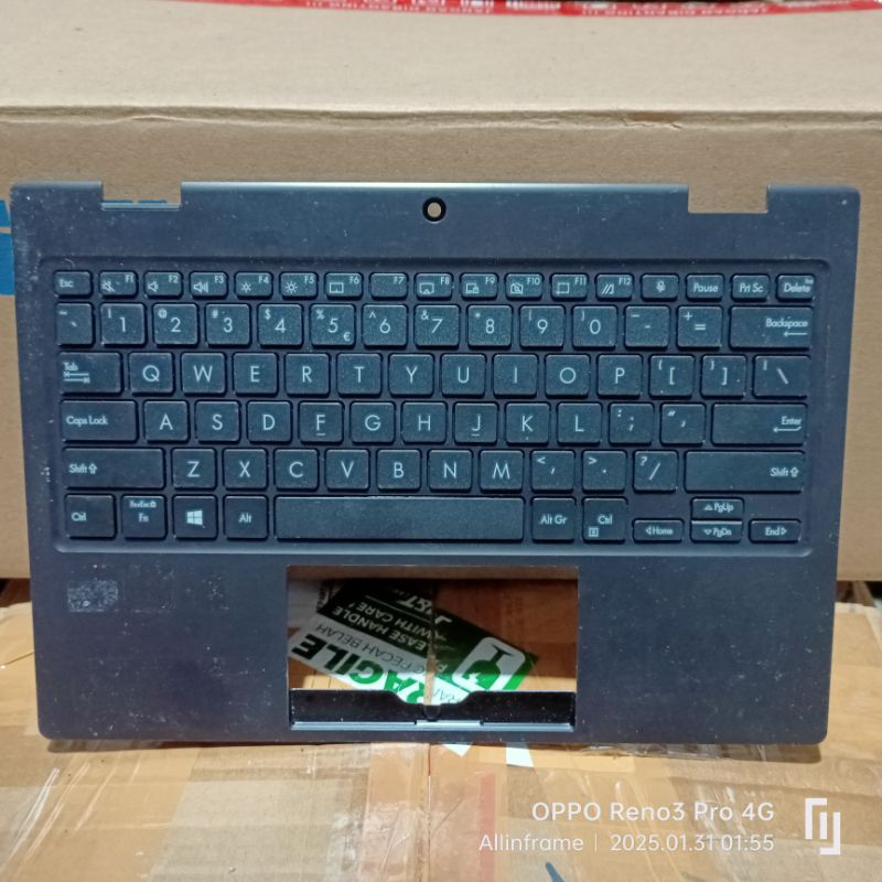 FRAME keyboard laptop Asus BR1100 BR1100CKA CR1100FK ORIGINAL CABUTAN